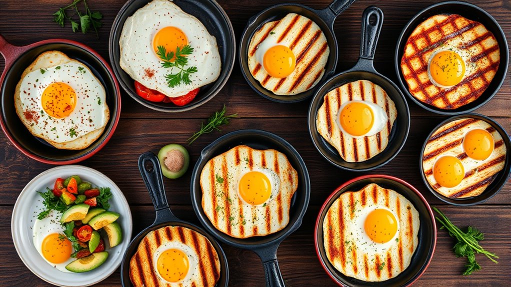 eggs on grill menu