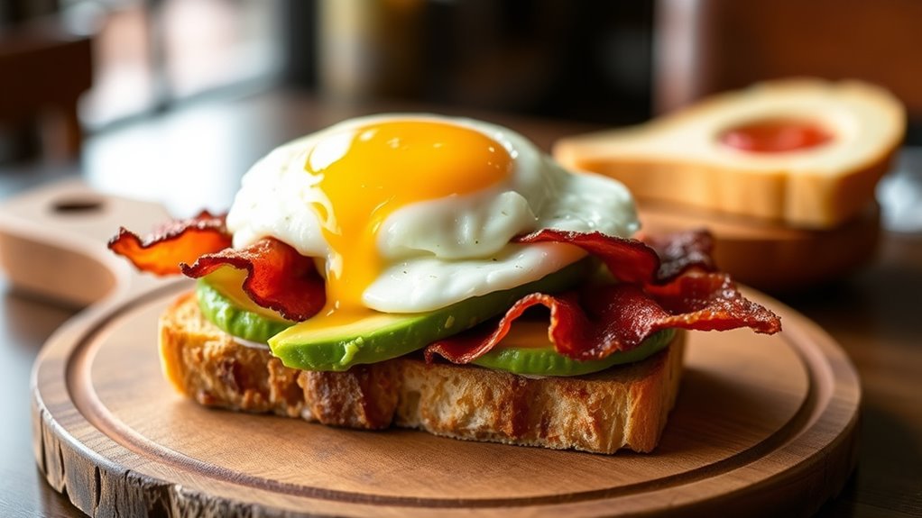 elevated flavorful breakfast sandwich