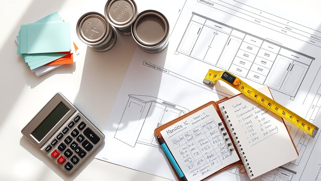 10 Ways to Budget How Much to Paint Kitchen Cabinets 4 estimate paint and primer quantities