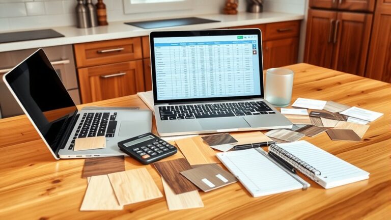 estimating kitchen cabinet expenses