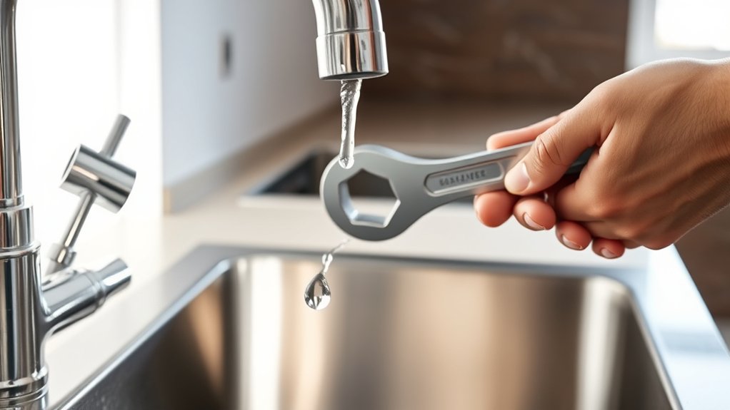 fixing a dripping faucet