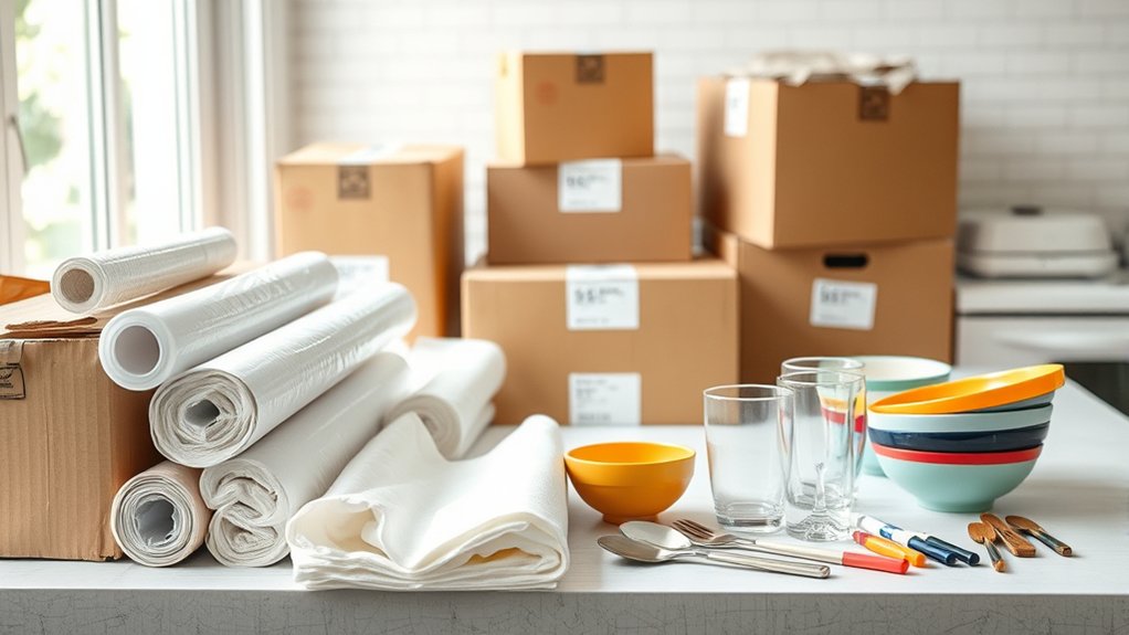 How to Pack a Kitchen in 10 Easy Steps 2 gather pack label organize
