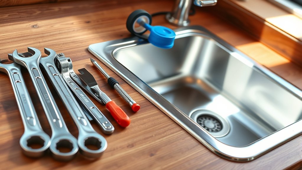 Install a Kitchen Sink in 10 Easy Steps 5 gather tools and materials