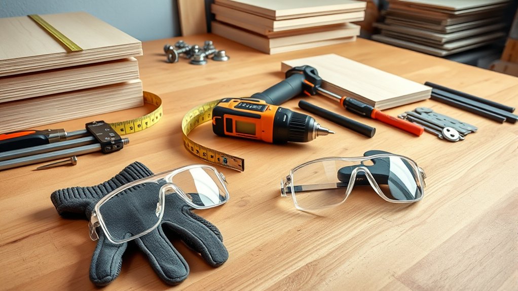 How to Build Kitchen Cabinets in 7 Easy Steps 7 gather tools and safety gear