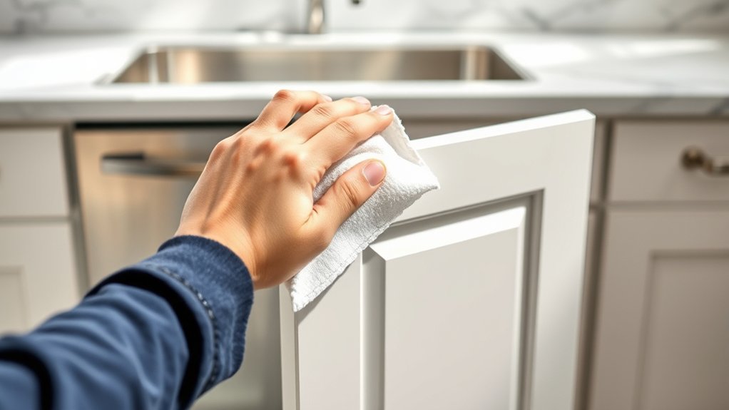 gentle thorough cabinet cleaning