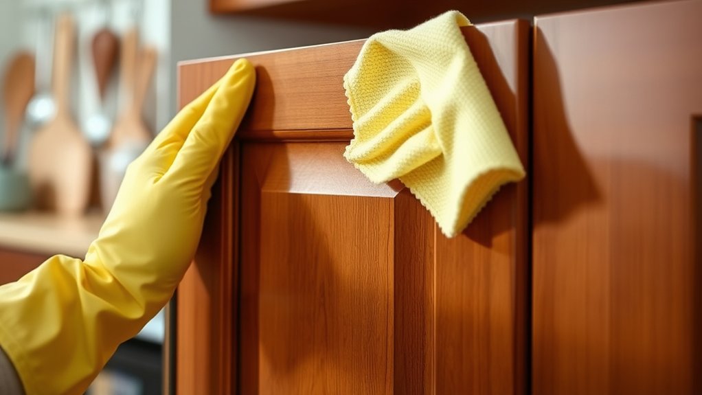 gentle thorough cabinet cleaning