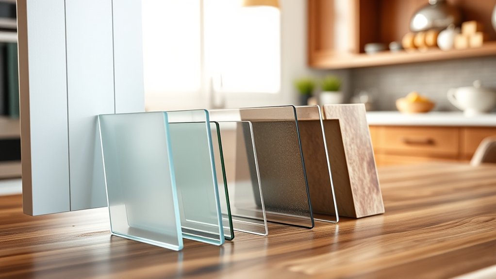 glass style thickness finish