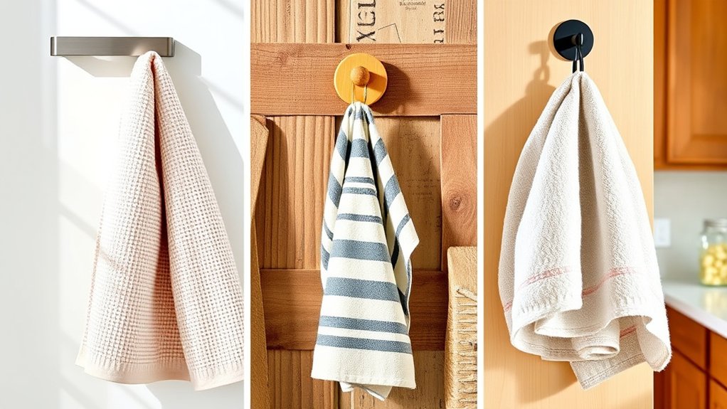 hanging towels effortlessly neatly