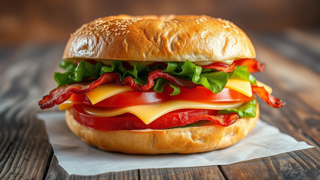 hearty customizable turkey sandwich