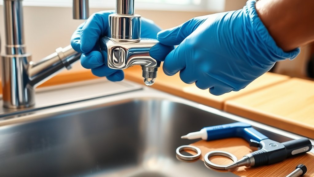 Fix a Leaky Kitchen Faucet in 5 Easy Steps 5 identify dry trace match