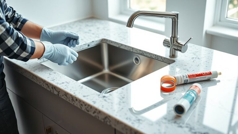 installing a kitchen sink