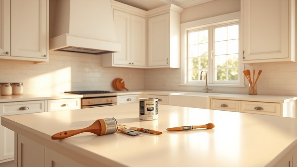 kitchen cabinet repaint costs