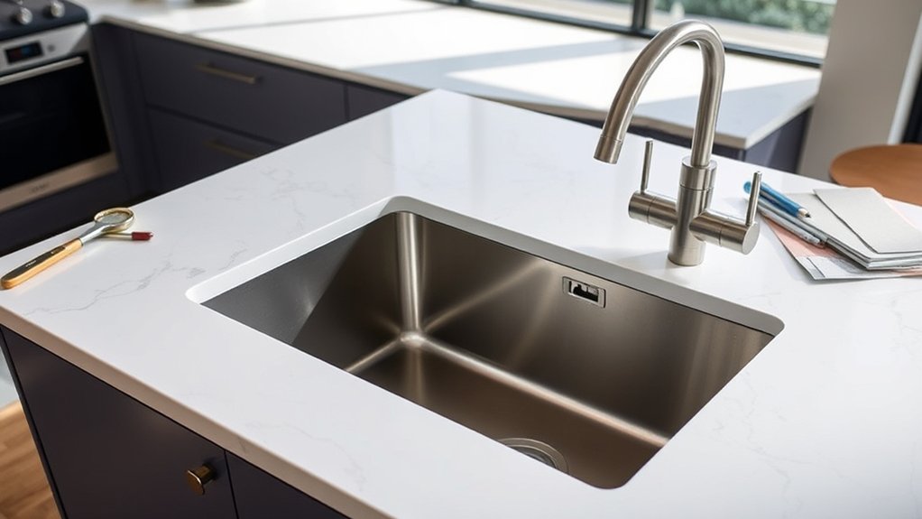 7 Costs to Consider When Fitting a Kitchen 3 kitchen worktop and sink costs