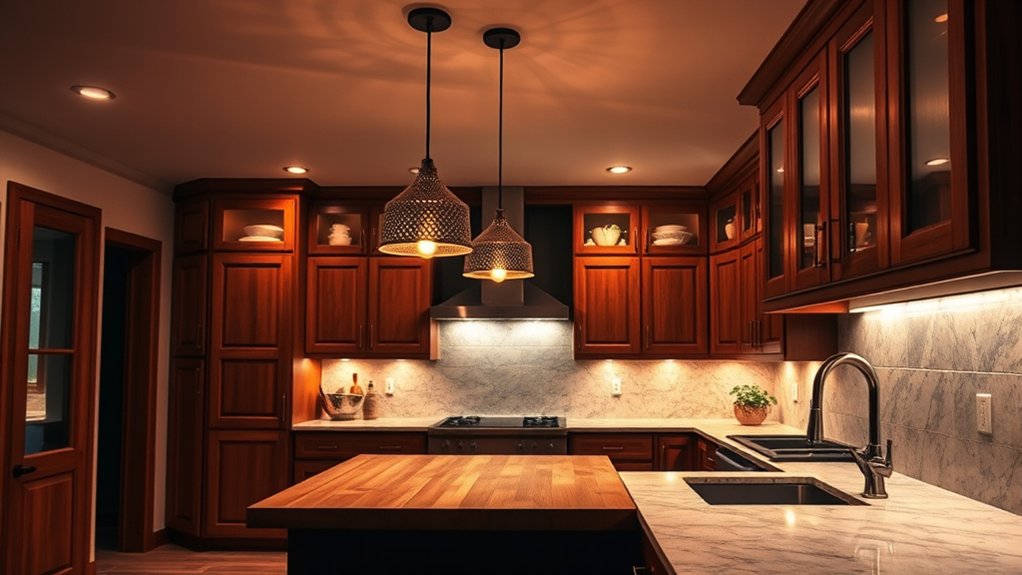 layered lighting for comfort