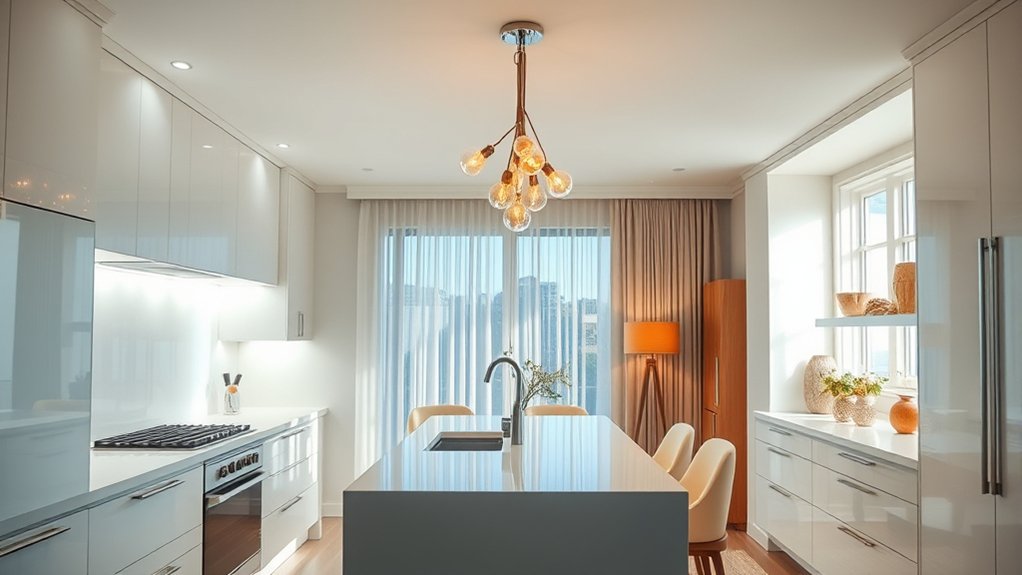 layered warm lighting ambiance