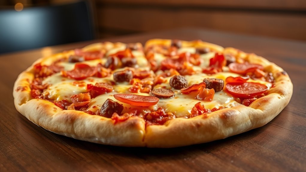 loaded meat lover s pizza