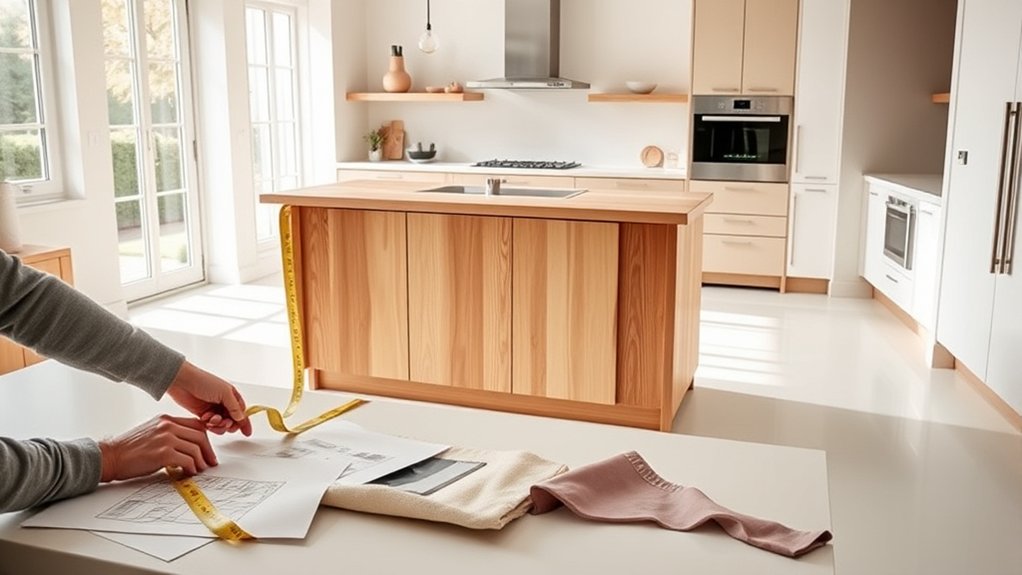 How to Make a Kitchen Island in 5 Simple Steps 2 measure choose plan design