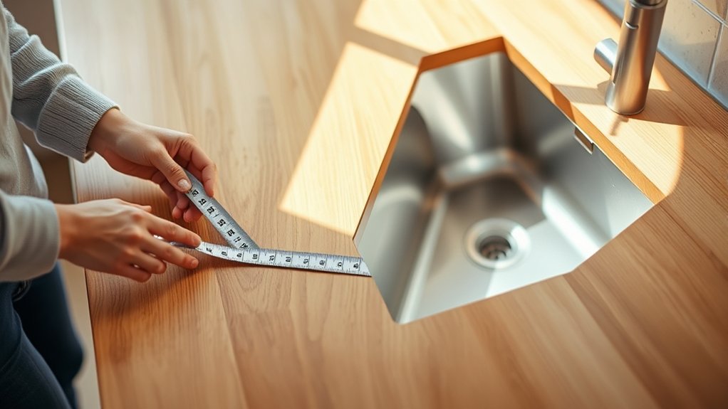 How to Replace a Kitchen Sink in 10 Easy Steps 5 measure compare plan install