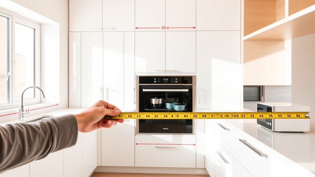 How to Fit a Kitchen in 7 Simple Steps 4 measure plan and space wisely