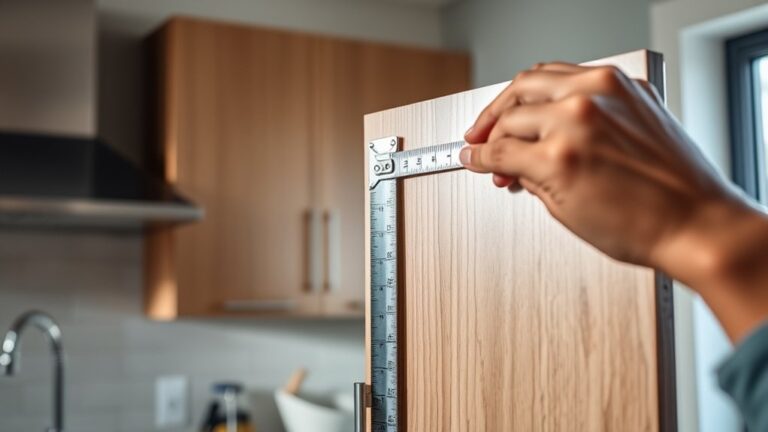 measuring cabinet doors accurately