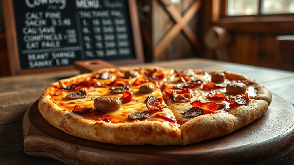 meat filled hearty pizza price