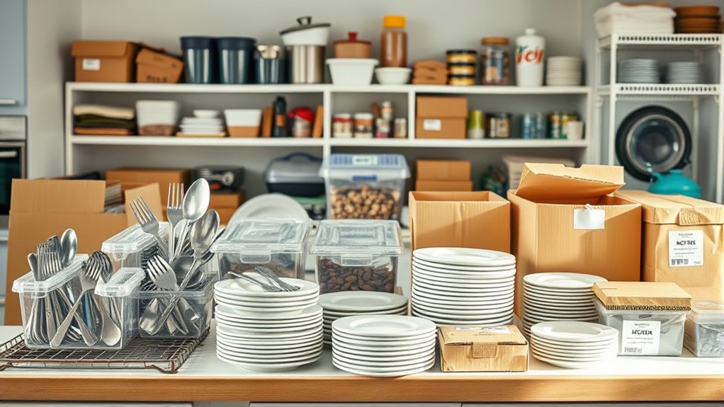 7 Essential Tips to Pack Kitchen for Moving 6 organize discard donate categorize