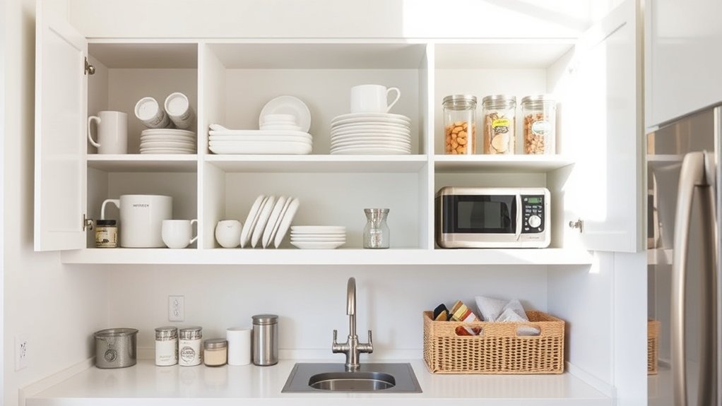 How to Organize a Small Kitchen With 3 Simple Tips 6 organize for easy access
