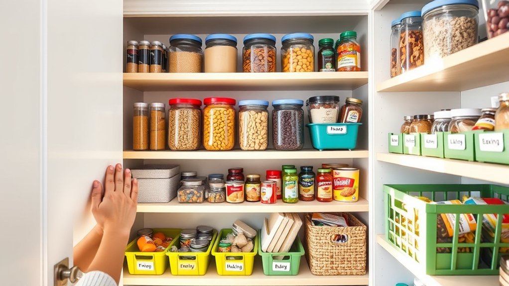 organize pantry by categories