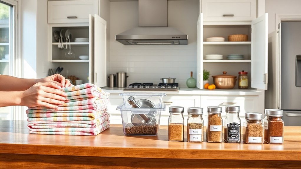 How to Pack a Kitchen in 10 Easy Steps 3 organize sort donate declutter