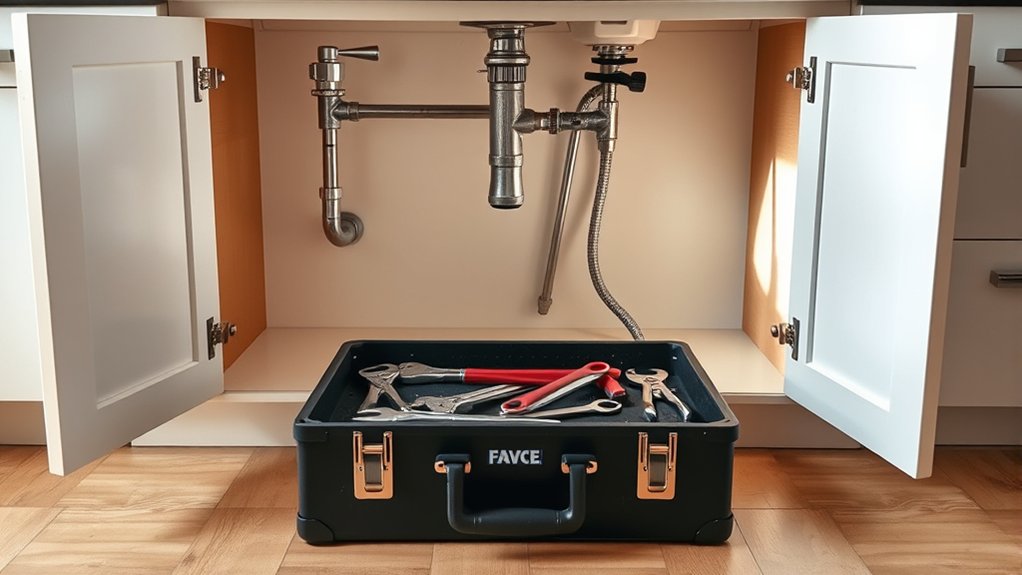 How to Remove Kitchen Faucet in 7 Easy Steps 5 organize tools clear workspace