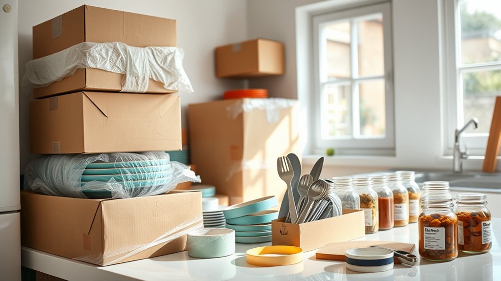 organize wrap label pack