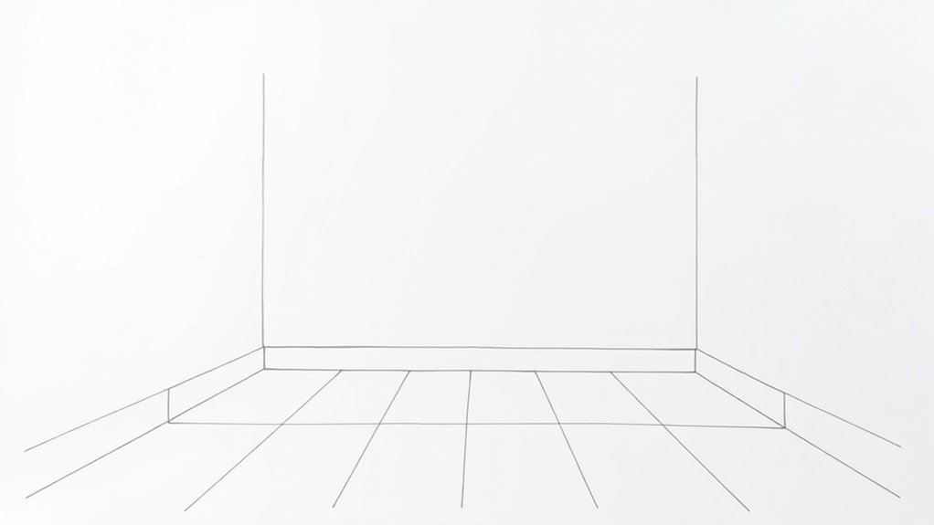 How to Draw a Kitchen in 7 Easy Steps 3 outline room with perspective