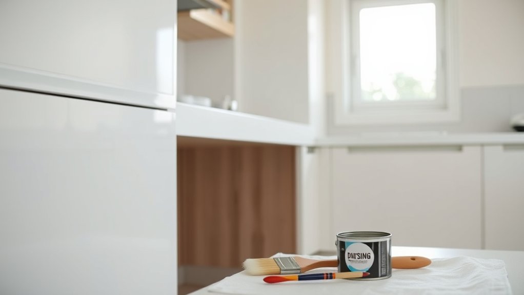 painting kitchen cabinets possible
