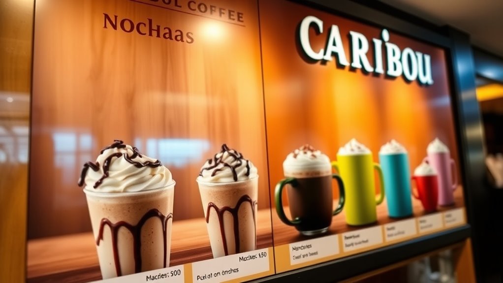 popular caribou mocha prices