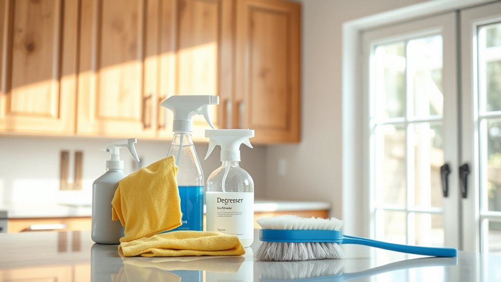 prepare protect and clean