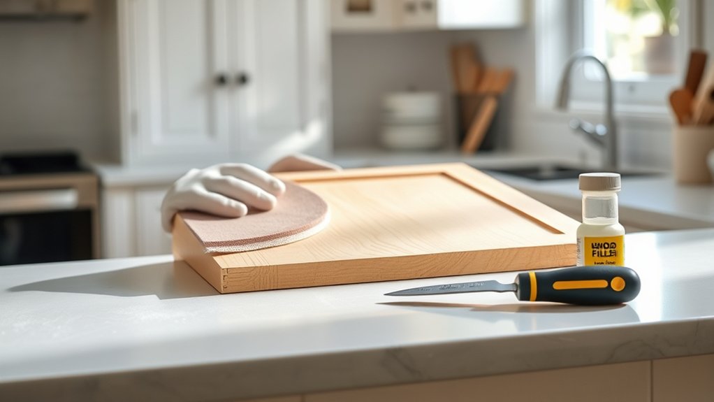 How Do You Reface Kitchen Cabinets in 7 Easy Steps? 7 prepare repair sand finish