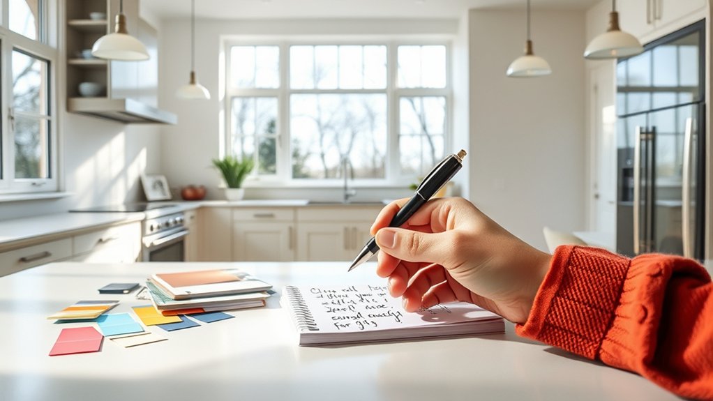 prioritize kitchen redesign goals