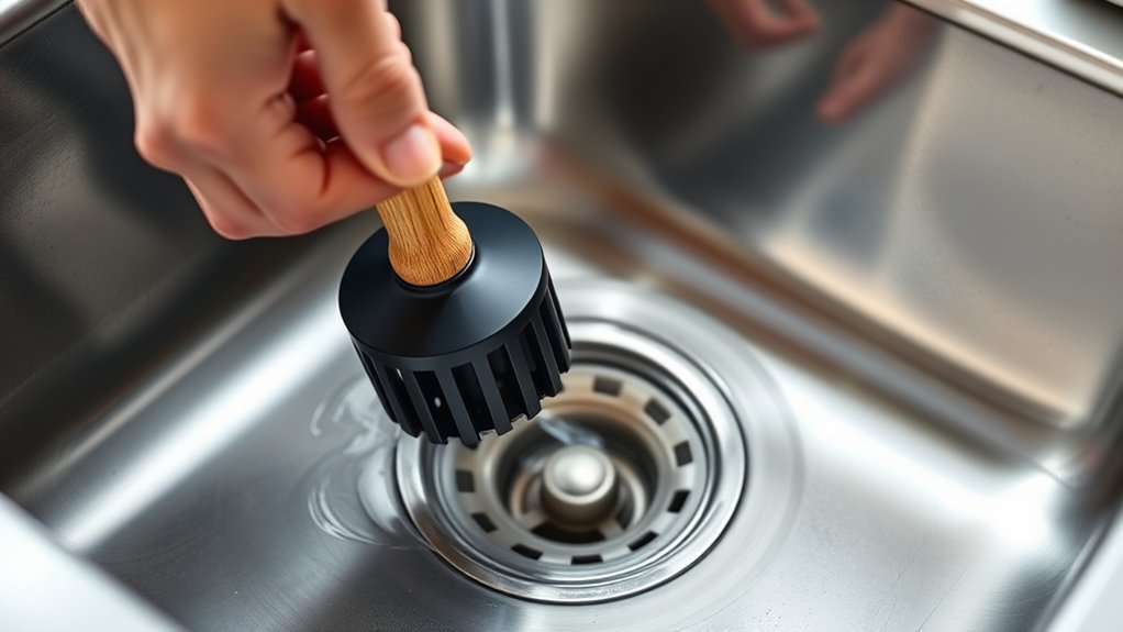 7 Easy Steps to Unclog a Kitchen Drain 4 proper plunging technique application