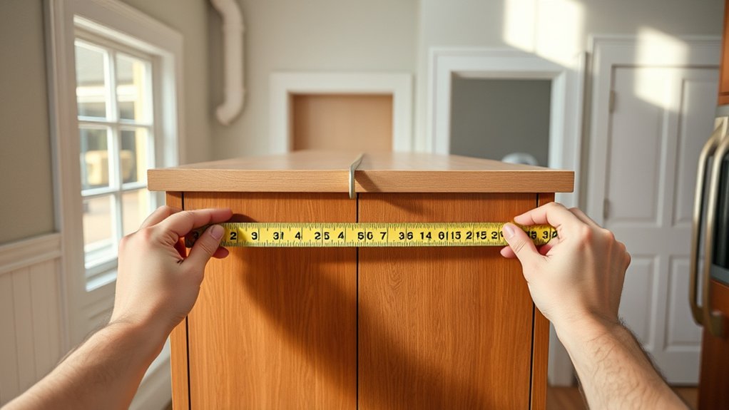 How to Measure Kitchen Cabinets in 5 Easy Steps 4 record precise space measurements