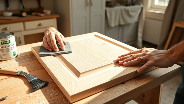 refinish kitchen cabinets easily