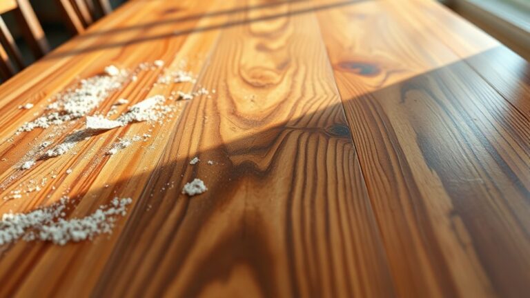 refinish wooden table easily