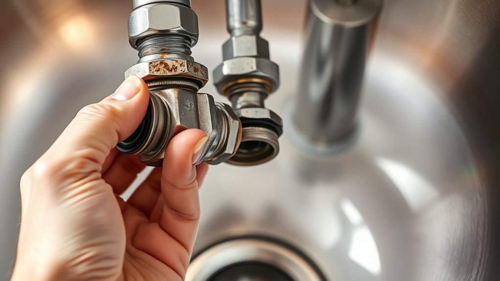 How to Install a Kitchen Faucet in 5 Easy Steps 6 remove and disconnect faucet