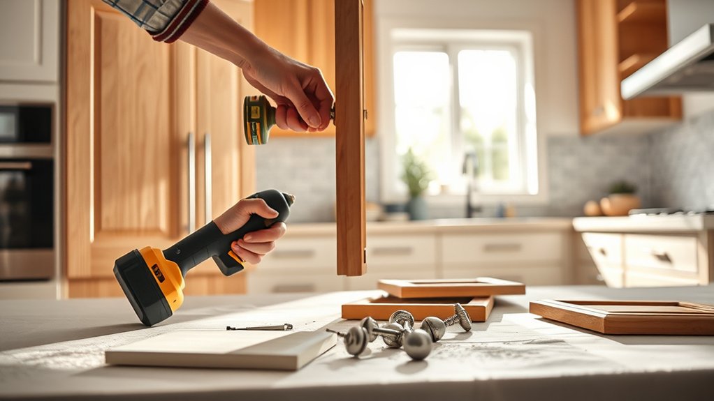 removing kitchen cabinets efficiently