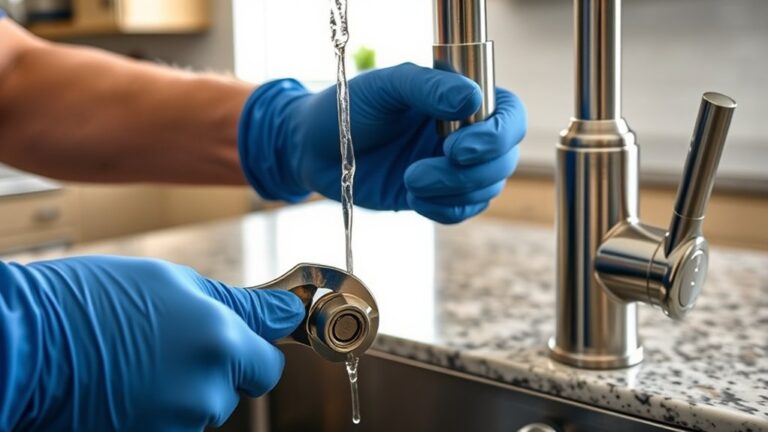 repair kitchen faucet leak