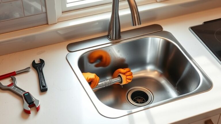 replace kitchen sink easily