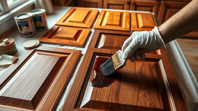 restaining cabinets in 10 steps
