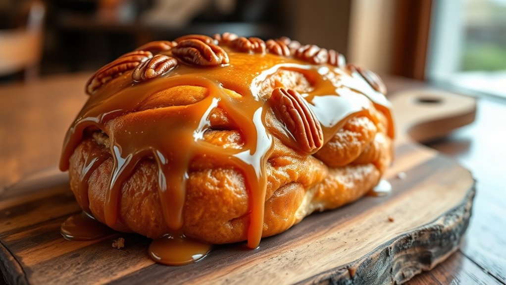 rich caramel pecan crunch