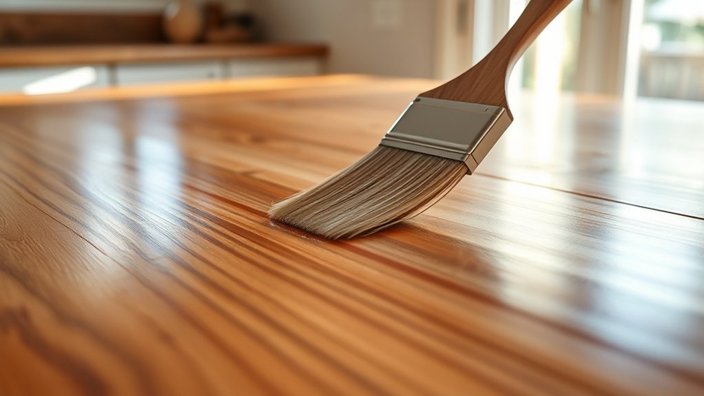 How to Refinish a Wooden Kitchen Table in 3 Simple Steps 7 seal cure protect dry