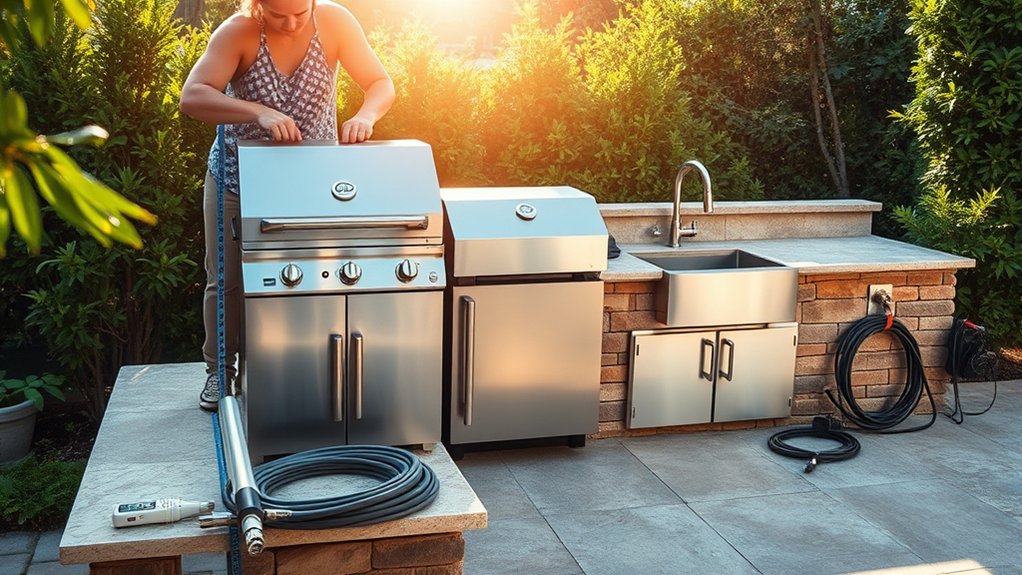 How to Build an Outdoor Kitchen in 3 Simple Steps 6 select install and maintain