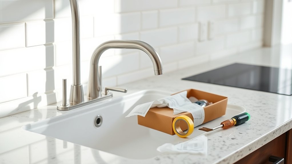 How to Change a Kitchen Faucet in 7 Easy Steps 5 select measure gather tools